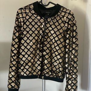 Gold sequins jacket